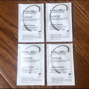 4 Malibu C Crystal Gel, 4 Caps Remove Rust & Stain